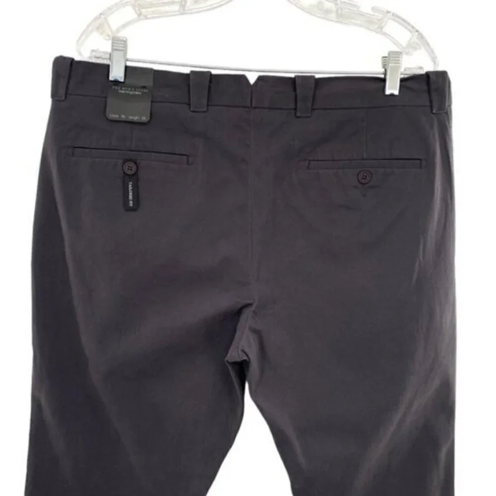 Bloomingdales Mens Cotton Tailored Fit Khaki Chino Pants New